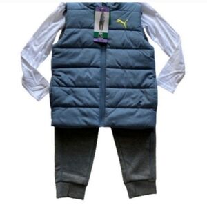 Puma Boy's Kid's 3-piece Vest Set nwt